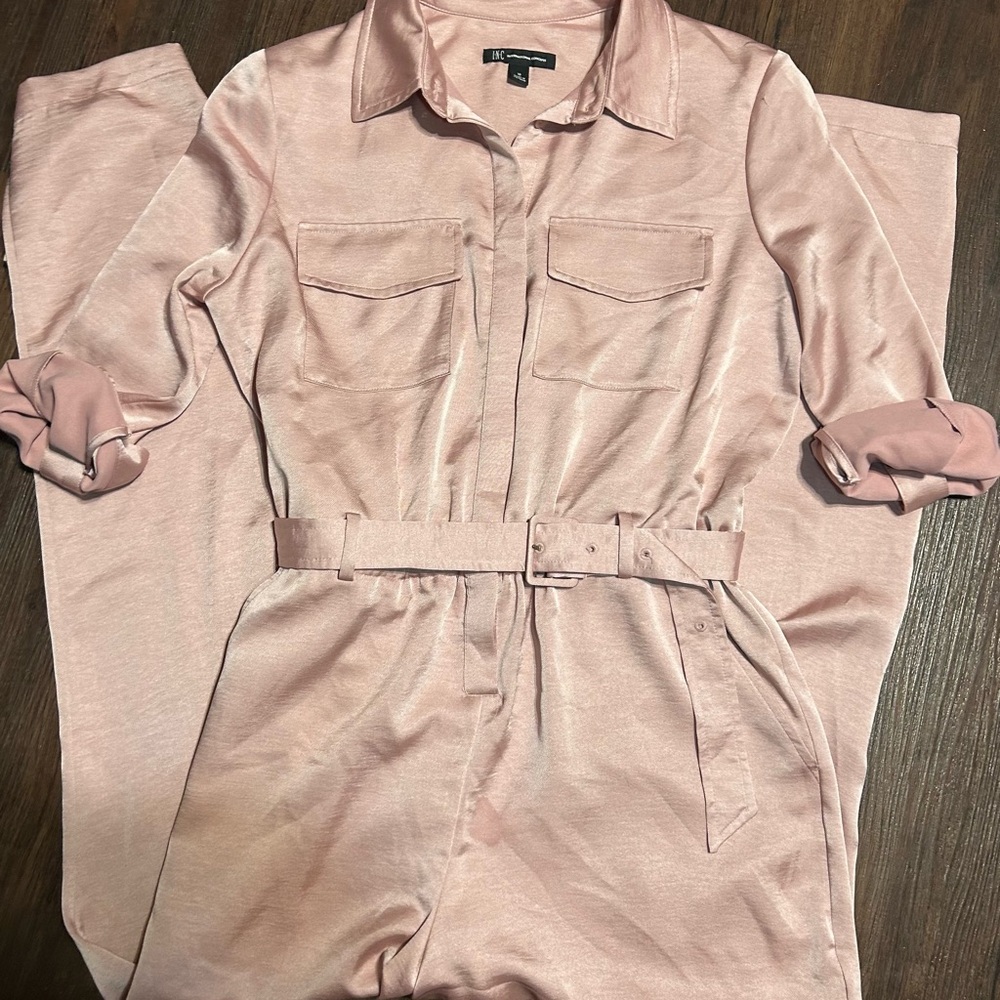 INC International Concepts Pink Jumpsuit